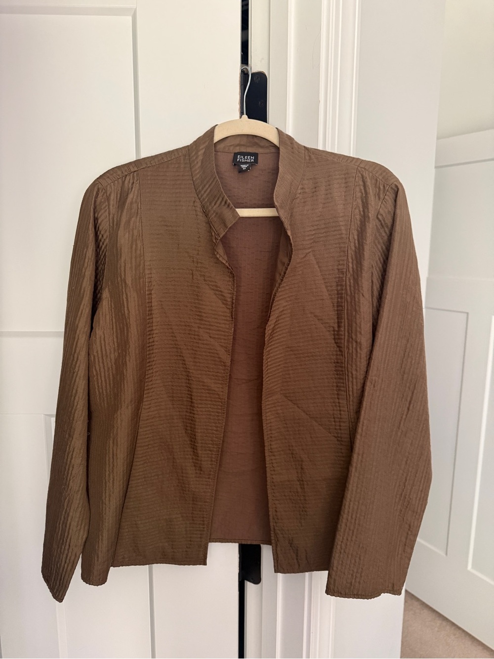 Eileen Fisher Bronze silk jacket
